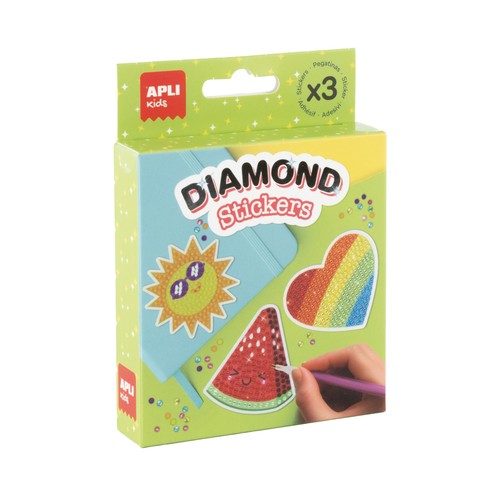 Set de stickers diamante, colección Summer. APLI KIDS