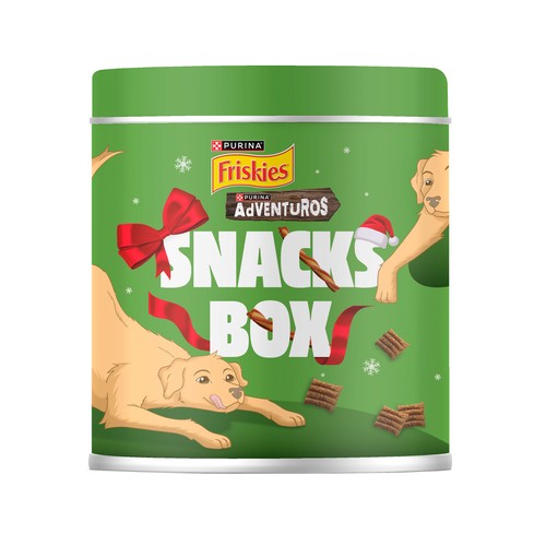FRISKIES Lata snacks perro mix 307 g.
