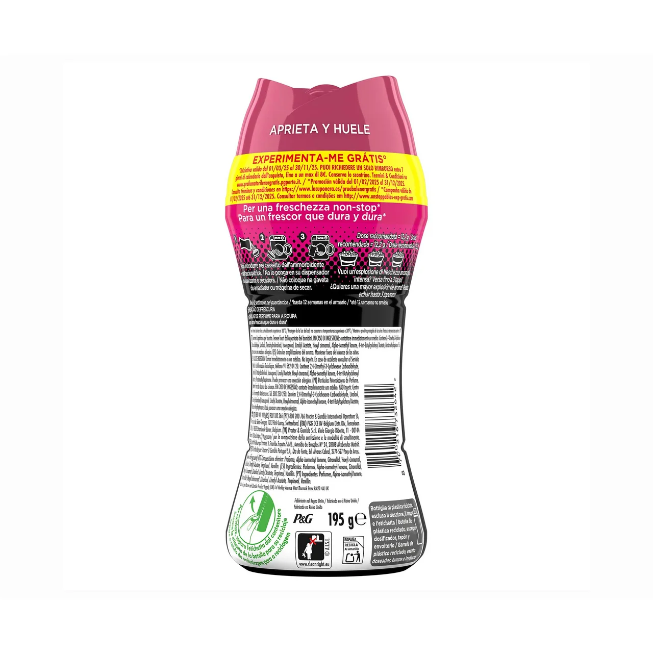 Perlas unstoppables frescor sensaciones 195 gr. 16 ds.