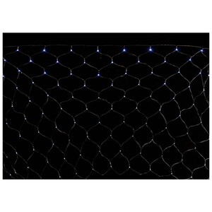 Imagen de Cortina eléctrica con 120 LED blanco puro, 8 funciones de iluminación, ACTUEL.