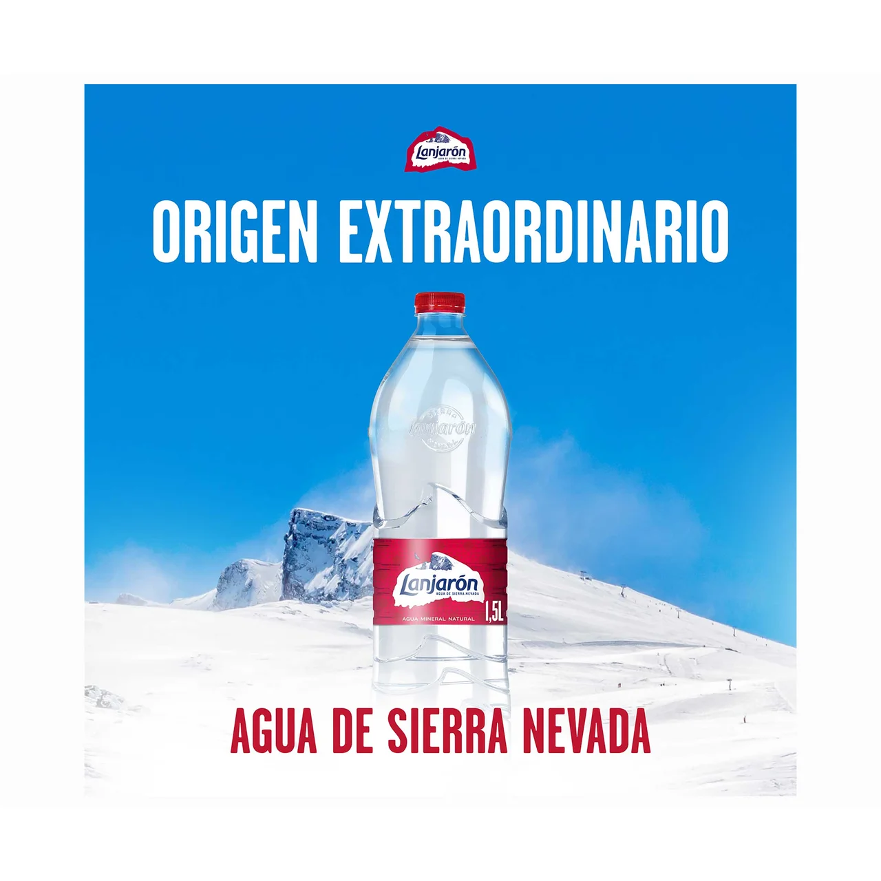Agua mineral pack de 6 uds x 1,5 l.