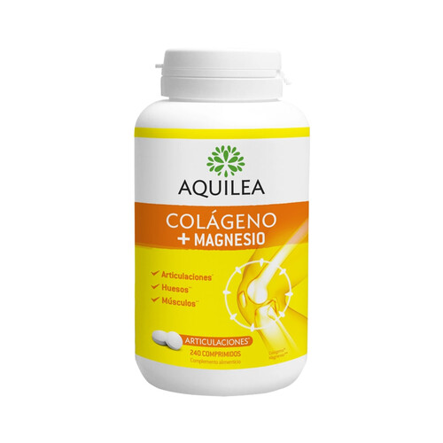 Complemento alimentício con colágeno y magnesio AQUILEA 240 uds.