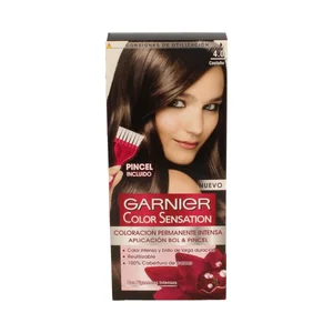 GARNIER Tinte de pelo color castaño, tono 4.0 GARNIER Color sensation.