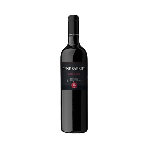 RENÉ BARBIER  Vino tinto roble con D.O. Catalunya RENÉ BARBIER botella de 75 cl.