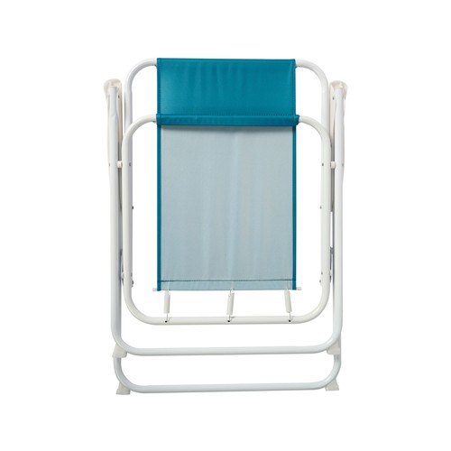 Silla de acero  color azul, GARDENSTAR