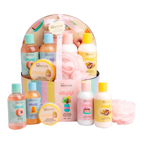 IDC INSTITUTE Petits delices Cesta con productos para el cuidado y la higiene personal.