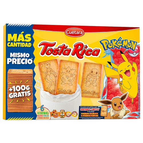 Galleta Tostarica CUÉTARA 760 gr.