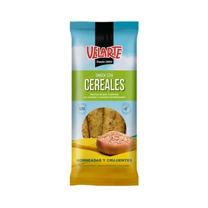 VELARTE Barritas de pan crujiente con semillas y vegetales 80 g.