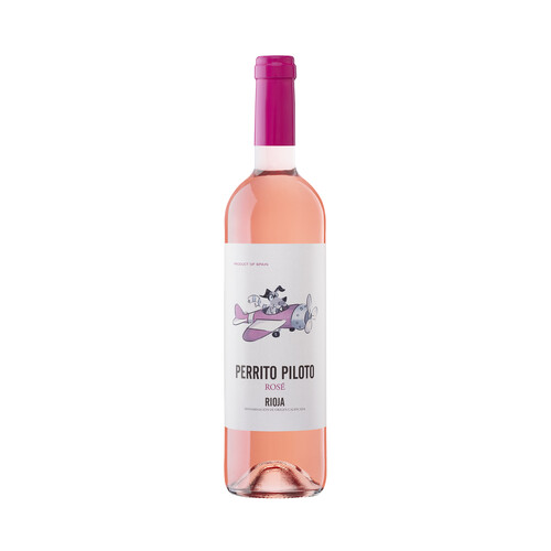 PERRITO PILOTO  Vino rosado clarete con D.O. Ca. Rioja botella de 75 cl.