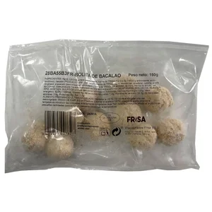 FRISA Bolitas de bacalao 150 g.