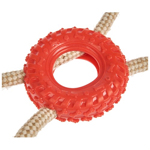 PRODUCTO ALCAMPO Anillos de cuerda Xl con donuts dental de 30 cm.