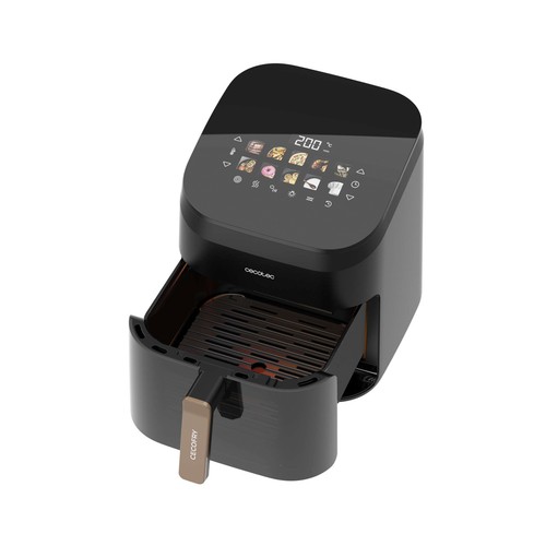 Freidora de aire 6,5L CECOTEC Cecofry&Grill Smokin’ 6500, 2200W, doble resistencia.