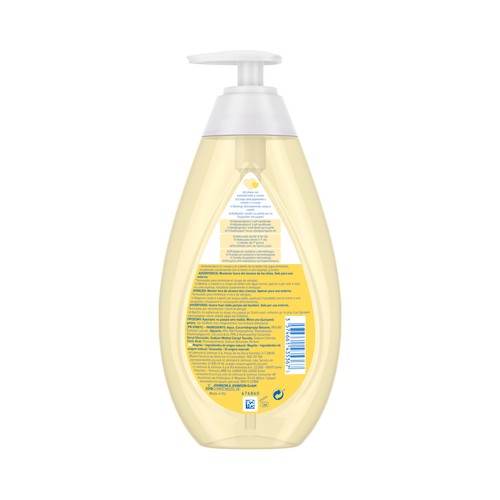 JOHNSON´S Top - to - toe Gel baño y ducha para recien nacios, con fórmula No llores más 500 ml.