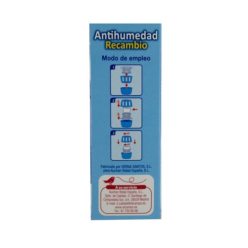 PRODUCTO ALCAMPO Antihumedad recambio 450 g. aprox