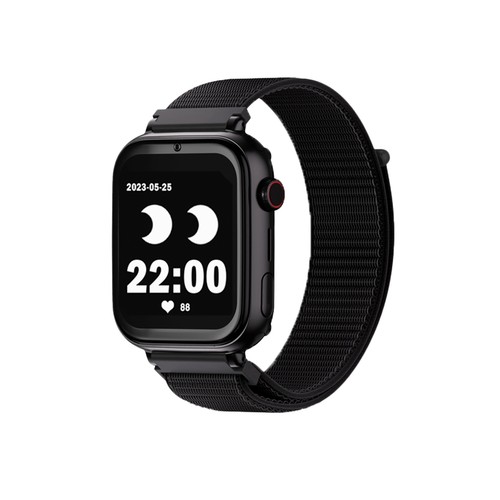 Smartwatch SAVEFAMILY SaveWatch Plus, Esfera Negra, Correa de Tela Black Night".