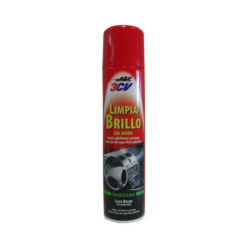 Limpiador abrillantador de 400 mililitros con sugerente olor a manzana 3CV.