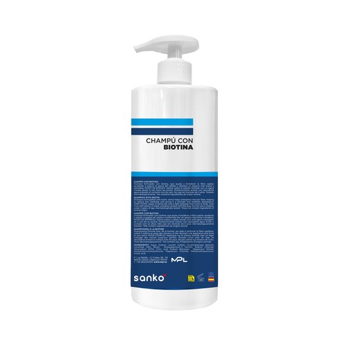 SANKO Professional Chmapú con Biotina, para cabellos fuertes y brillantes 1 l.