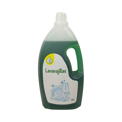 Detergente lavavajillas a mano PRODUCTO ECONÓMICO ALCAMPO 4 l.