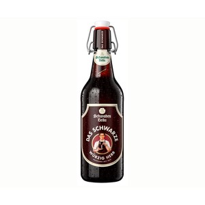 Cerveza alemana negra botella 50 cl.