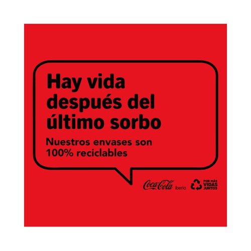 COCA COLA Zero azúcar zero cafeína Refresco de cola lata 33 cl.