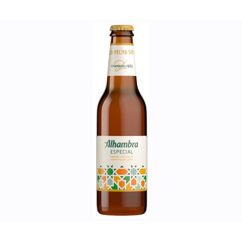 ALHAMBRA LAGER SINGULAR Especial Cerveza pack de 4 uds. de 33 cl.