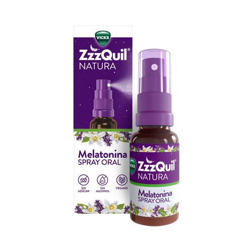 ZZZQUIL Complemento nutricional a base de Melatonina en spray 30 ml.