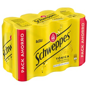 Imagen de SCHWEPPES Tonica original 8 uds. x 33 cl.