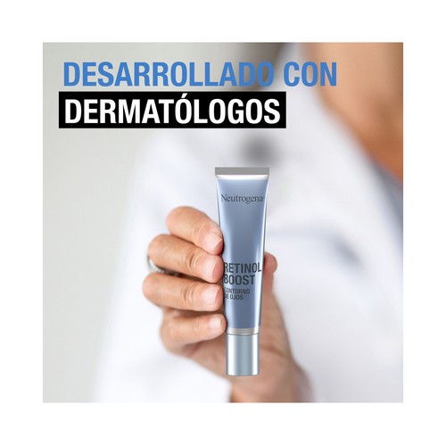 NEUTRÓGENA Retinol boost Contorno de ojos anti-edad, con vitamina A 15 ml.