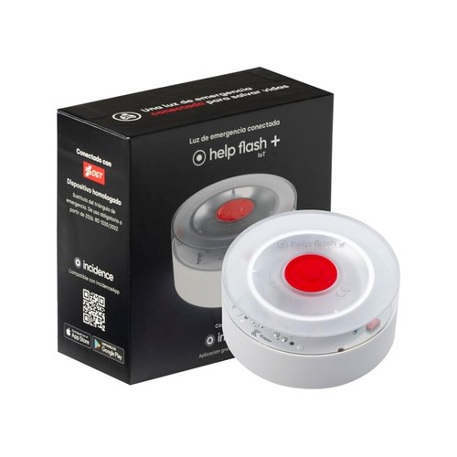 Baliza de Señalizacion de Emergencia V16 Conectada con DGT - Proteccion IP54. HELP FLASH LOT.