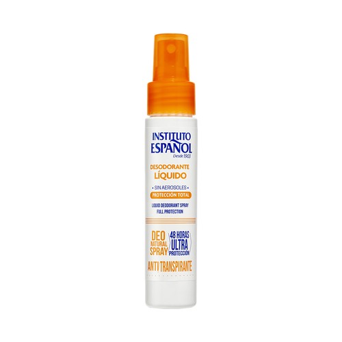 INSTITUTO ESPAÑOL Desodorante líquido antitranspirante con protección hasta 48 horas 50 ml.