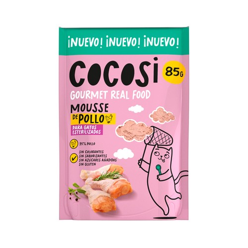 COCOSI Mousse de pollo para gatos - 85g