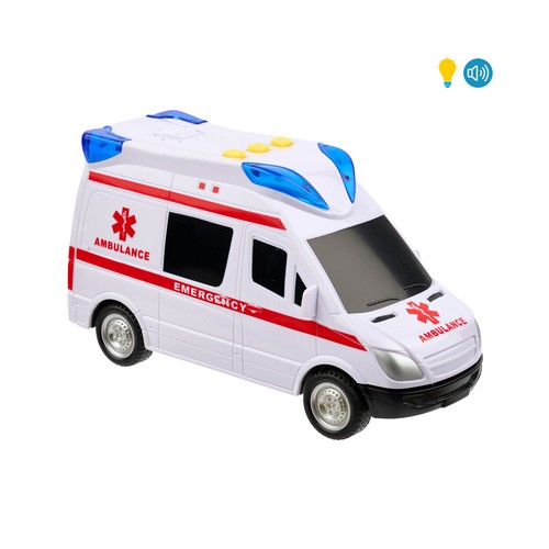 Coches de emergencia con luces y sonidos..