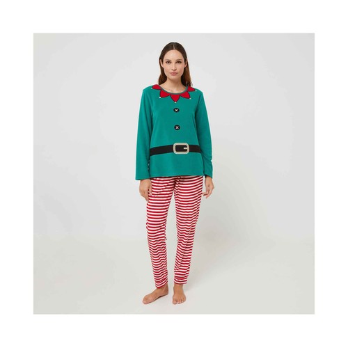 Pijama navideño mujer, talla M.