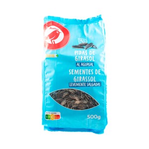 PRODUCTO ALCAMPO Pipas de girasol al aguasol 500 g.