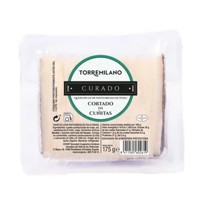 COVAP Queso de leche pasteurizada de oveja, curado, cortado en cuñitoas COVAP 200 g.