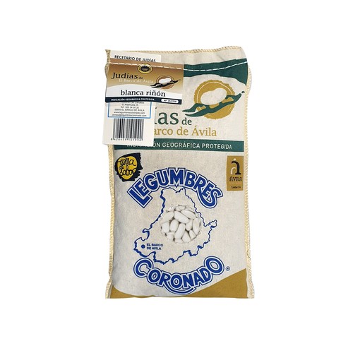 LEGUMBRES CORONADO Alubias blancas riñón, Indicación Geográfica Protegida Barco de Ávila LEGUMBRES CORONADO 1 kg.