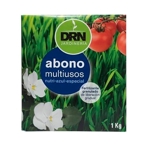 Abono universal azul 1 kg  formato en caja. GARDEN SERVICE