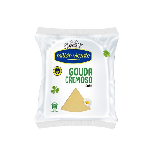 MILLÁN VICENTE Queso Gouda cremoso cuña MILLÁN VICENTE 500 g.