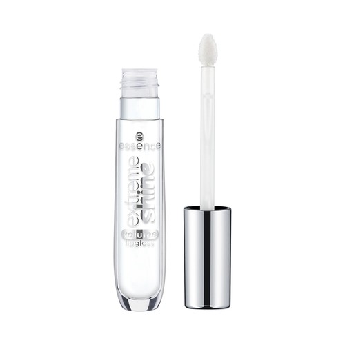 ESSENCE Crystal clear  Extreme shine. tono 01 no pegajoso Brillo de labios voluminizador, con acabado de efecto mojado.