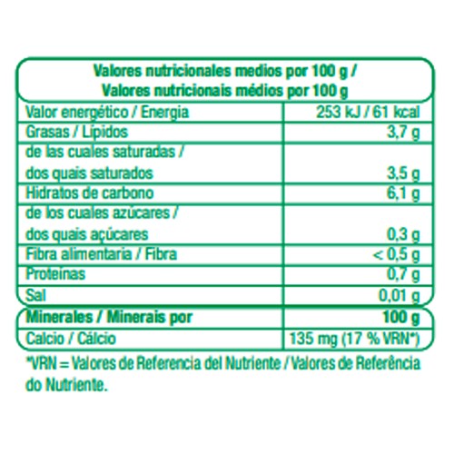 AUCHAN Producto vegetal de coco cremoso natural sin azúcar añadida 400 g Producto Alcampo.