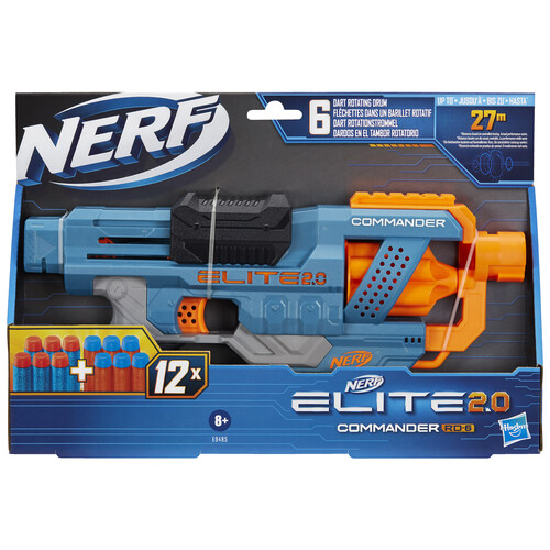 Nerf Elite 2.0 Commander Rd-6 +8 Años