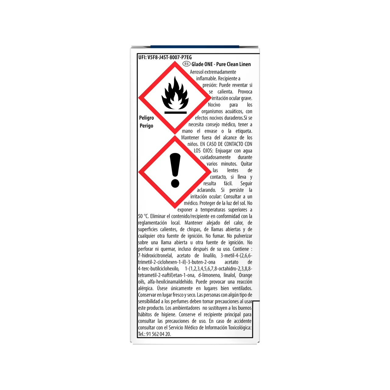 Recambio ambientador ropa limpia 10 ml.