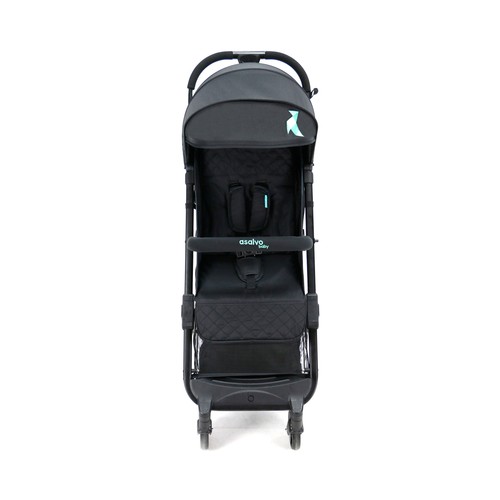 Silla de paseo para bebé, color negro, ASALVO Travel +.