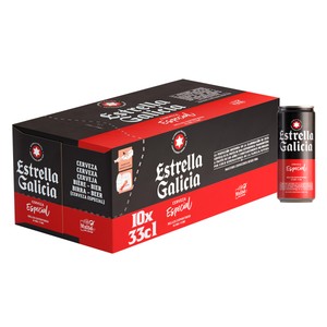 ESTRELLA GALICIA Cervezas pack 10 uds. x 33 cl.