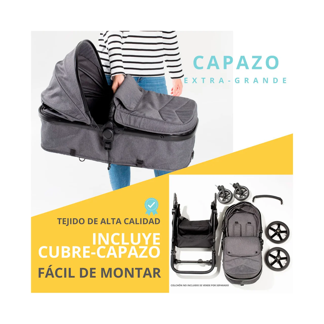 Cochecito de paseo combi trío