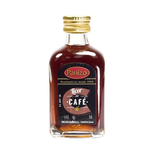 PANIZO Licor de café elaborado en Zamora botella 5 cl.