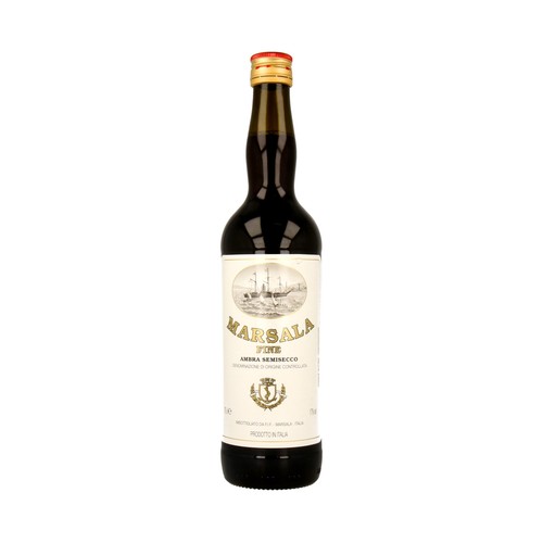 MARSALA  Vino tinto semiseco de Italia MARSALA botella de 75 cl.