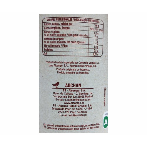 PRODUCTO ALCAMPO Piña en su jugo 490 g.