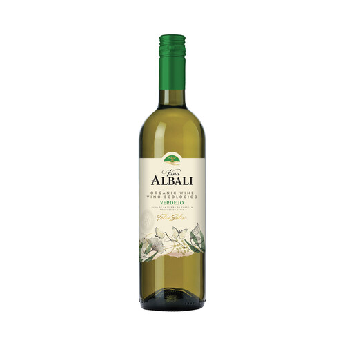 VIÑA ALBALI Vino blanco verdejo ecológico con IGP Vino de la Tierra de Castilla VIÑA ALBALI botella de 75 cl.