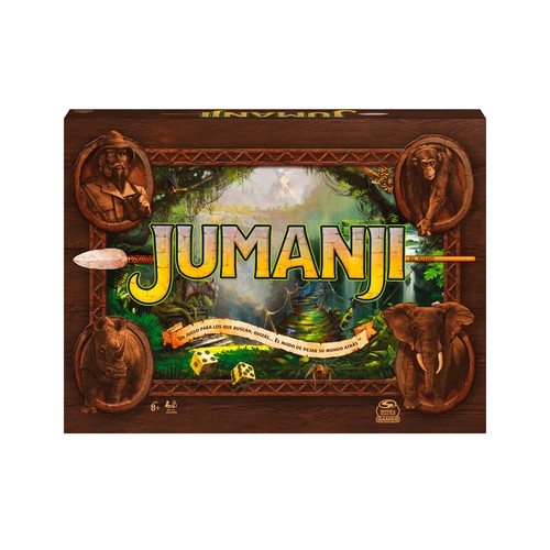 Jumanji juego de mesa + 8 años.